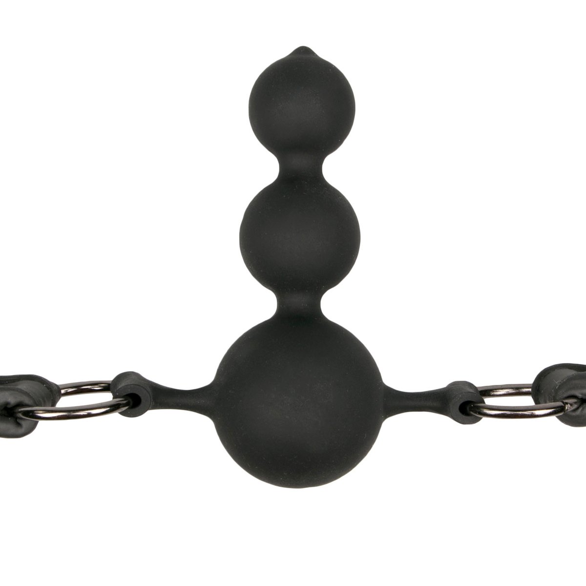 Easytoys Fetish - Balknevel met siliconen kralen - Zwart