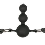 Easytoys Fetish - Balknevel met siliconen kralen - Zwart