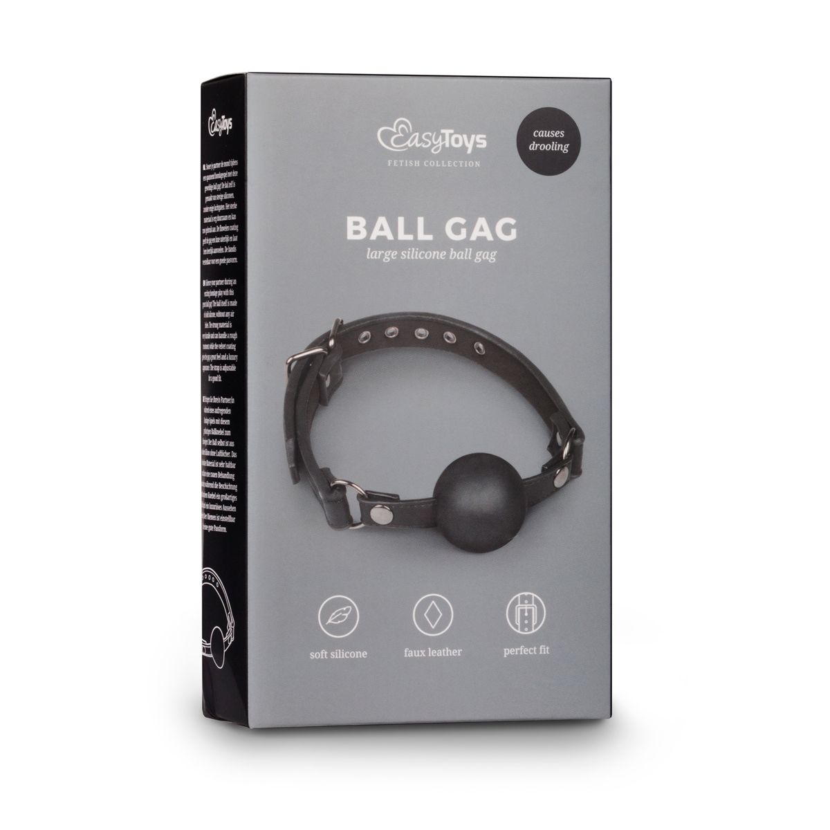 Easytoys Ball Gag With Large Silicone Ball - 185 gr : : Salute e  cura della persona