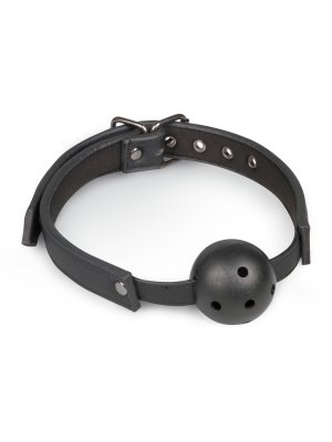 Easytoys Fetish - Ball gag met PVC bal - Zwart