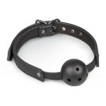 Easytoys Fetish - Ball gag met PVC bal - Zwart