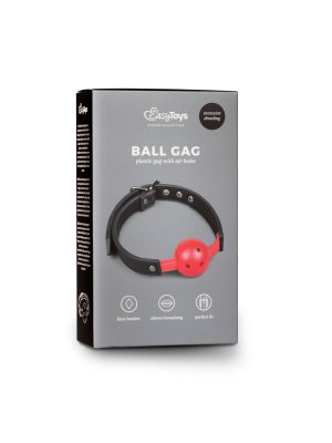 Easytoys Fetish - Ball gag met bal van PVC - Rood
