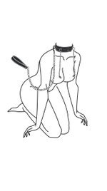 Easytoys Fetish - Kunstleren halsband met tepelklemmen