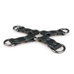 Easytoys Fetish - Zwarte Kunstleren Hogtie