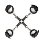 Easytoys Fetish - Hogtie With Hand and Anklecuffs - Zwart