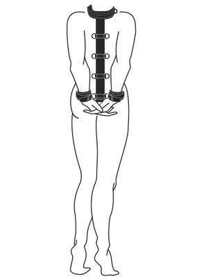 Easytoys Fetish - Bondage Harnas van Stevig Kunstleer