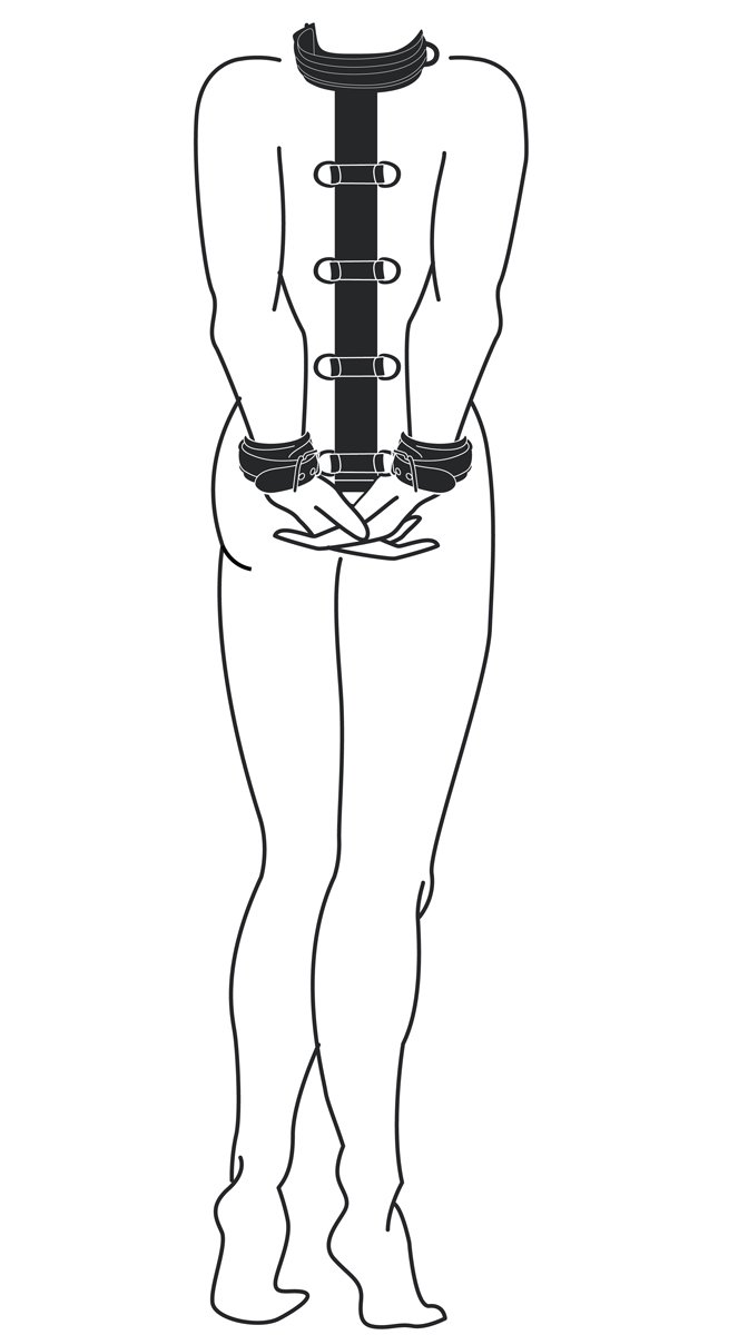 Easytoys Fetish - Bondage Harnas van Stevig Kunstleer