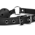 Easytoys Fetish - Open Ball Gag Met Tepelklemmen