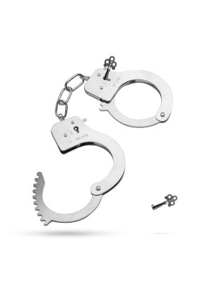 Easytoys Fetish - Metalen Handboeien - Zilver