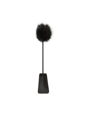 Easytoys Fetish - Fluffy Kietelaar en Zweepje in 1 - Zwart