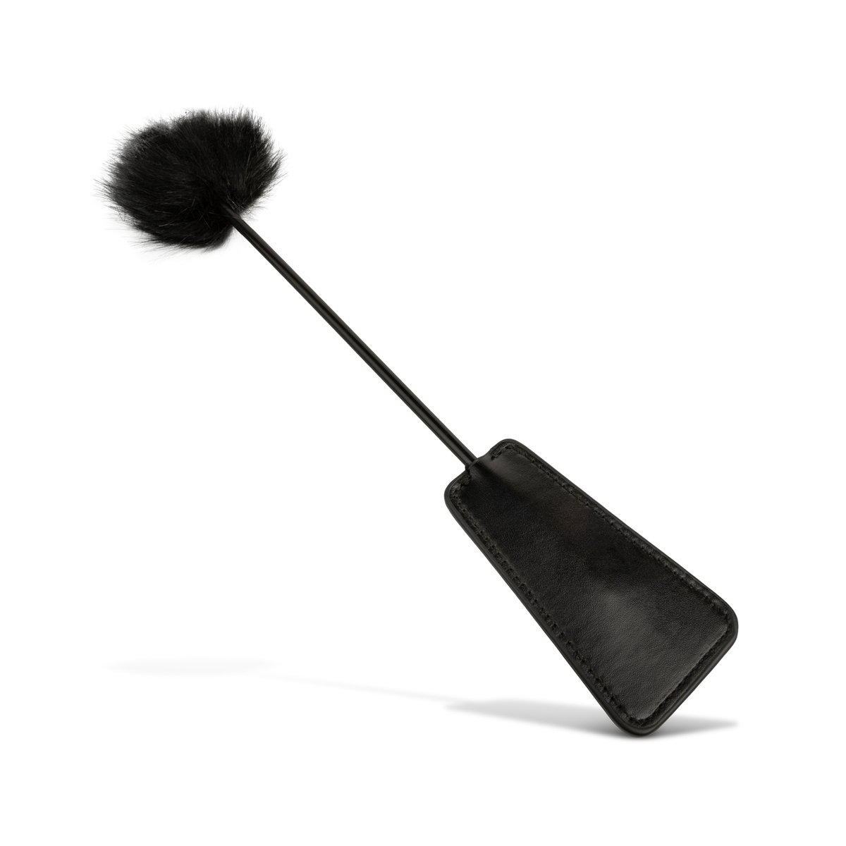 Easytoys Fetish - Fluffy Kietelaar en Zweepje in 1 - Zwart