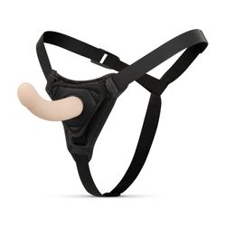 Strap-On Dildo with Harness - Curved