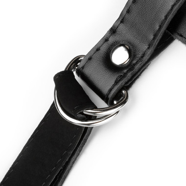 Easytoys Fetish - Doppeldildo Strap-On Set - Schwarz - AMORELIE