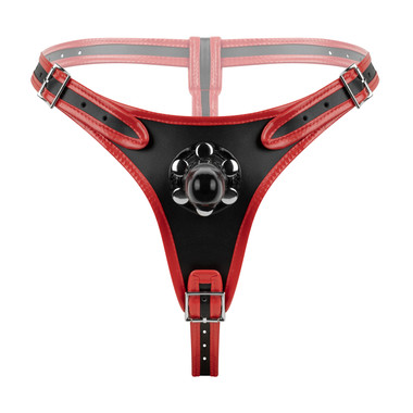 Easytoys Fetish - Triple Dildo Strap-On Harness - EasyToys