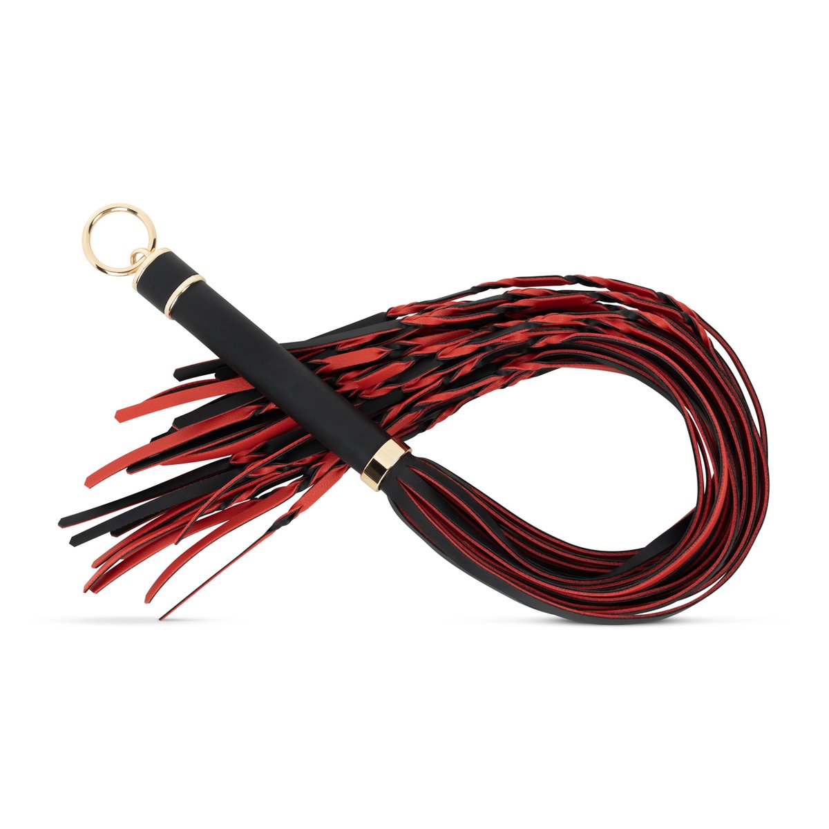 Easytoys Fetish - Flogger 64 cm - Rood en Zwart Easytoys Fetish - Flogger 64 cm - Rood en Zwart