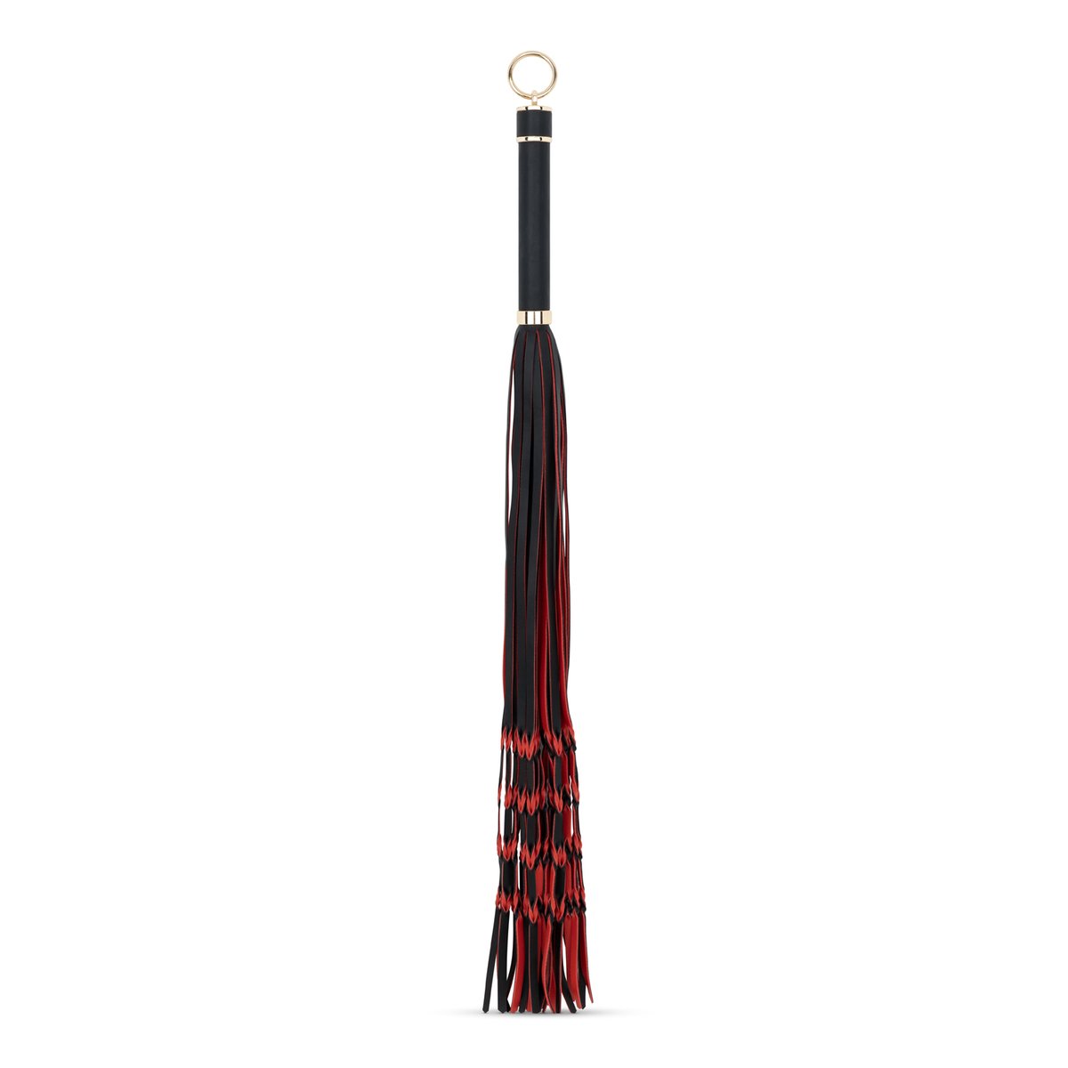 Easytoys Fetish - Flogger 64 cm - Rood en Zwart