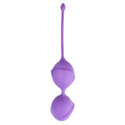 Balles doubles de vagin de couleur violet