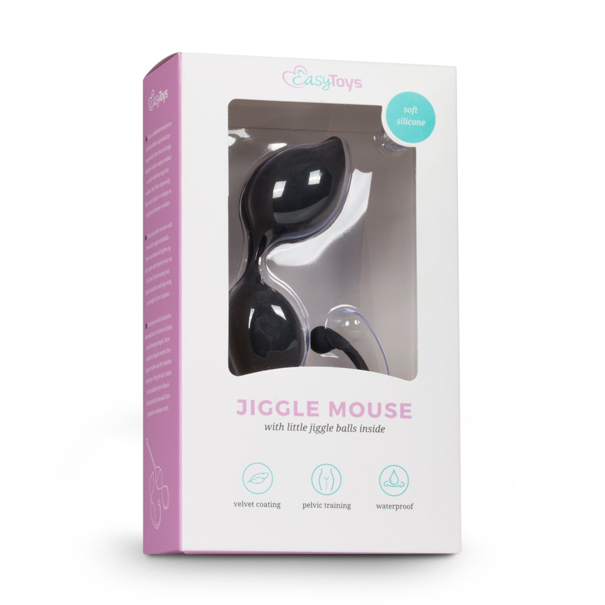 Ronde kegel balletjes - zwart