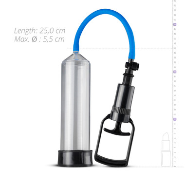 penispumpe mit hoden Fröhle PP017 Realistische Penispumpe XL Transparent 25 cm ⌀ 6 cm, 73,95 € main image 1