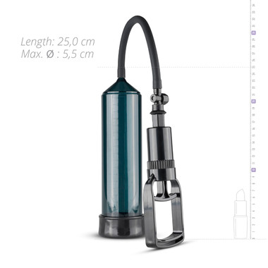 penispumpe mit hoden Fröhle PP017 Realistische Penispumpe XL Transparent 25 cm ⌀ 6 cm, 73,95 €