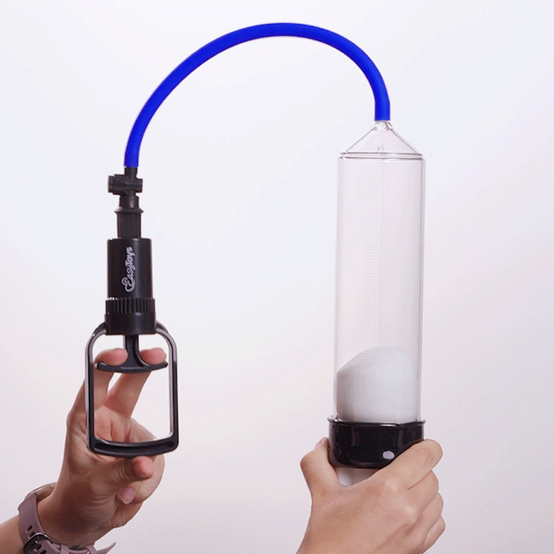 Penispomp Met Grippomp - Zwart