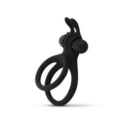 Share Ring - Double anneau pénien vibrant avec oreilles de lapin