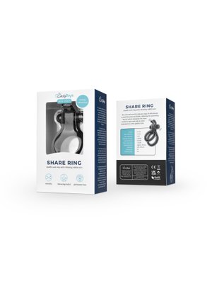 Share Ring - Dubbele Vibrerende Cockring Met Rabbit Oortjes