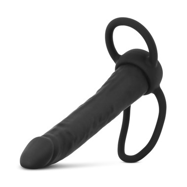 Men Only - Dildo with Cock Ring - Black - EasyToys