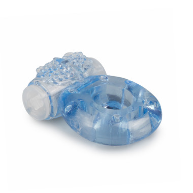 Vibrating Cockring with Studded Clitoral Stimulator - EasyToys