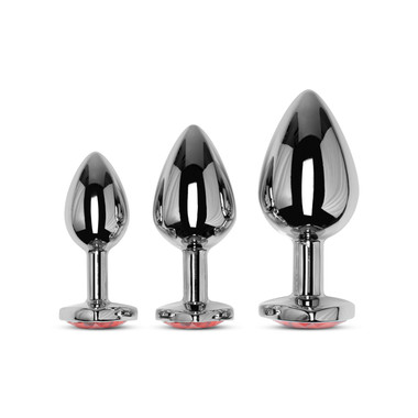 crystal anal plug Crystal Heart Anal Plug – FB Boutique main image 0
