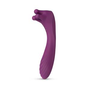 Vibrator with Rotating Tips - Purple 