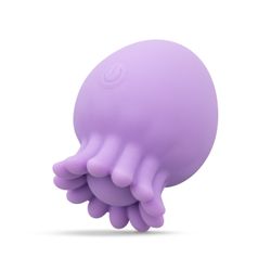 Squishy Wibrator meduza - fioletowy