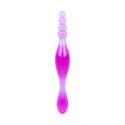 Galaxy Anal Beads and Plug - Purple