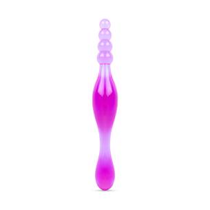 Galaxy Anal Beads and Plug - Purple