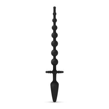 Anal Plug und Kugeln - Schwarz