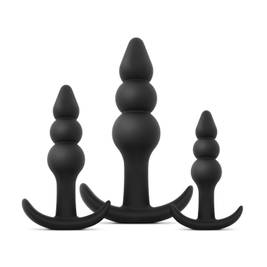 Easytoys - Butt Plug Trio - Black	