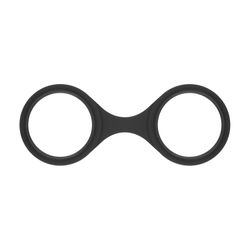 EasyToys - Menottes flexibles en silicone - Noir