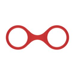 EasyToys - Menottes flexibles en silicone - Rouge