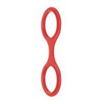 EasyToys - Flexibele siliconen handboeien - Rood