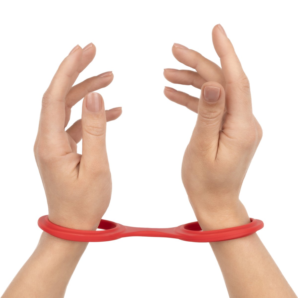 EasyToys - Flexibele siliconen handboeien - Rood