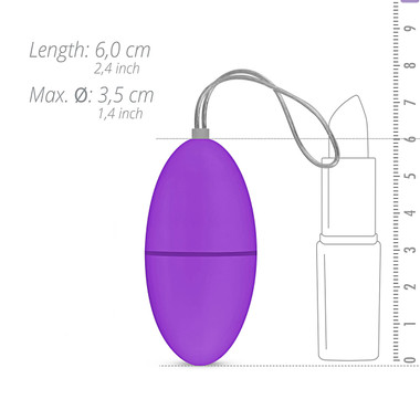 EasyToys - Vibrations-Ei - Lila - EasyToys