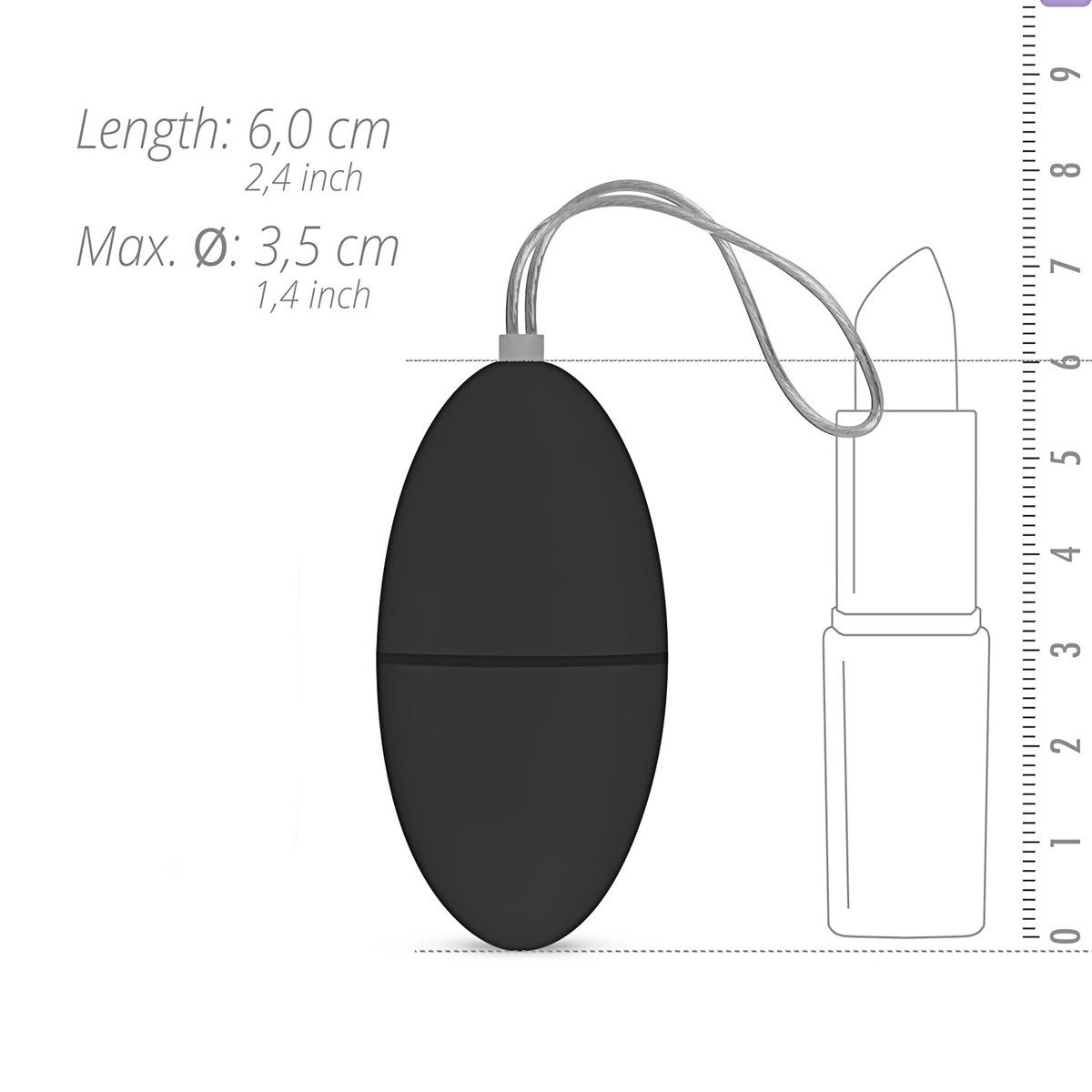 EasyToys - Vibratie Ei - Zwart