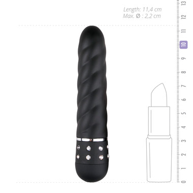 Love Diamond Vibrator Black - EasyToys