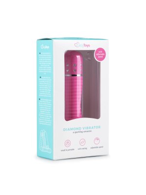 Easytoys Mini Vibrator Geribbeld - Roze