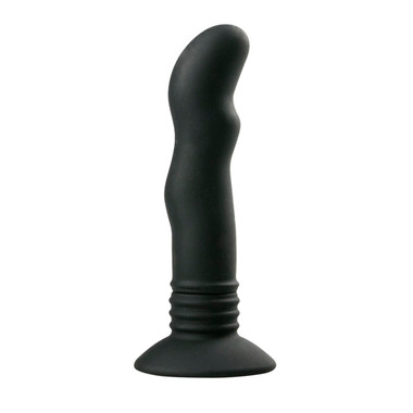 Schwarzer Vibrator aus Silikon - EasyToys