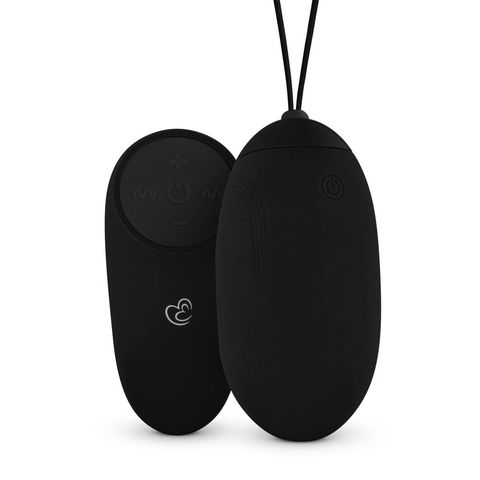 Vibrating Egg With Remote Control - Black - EasyToys