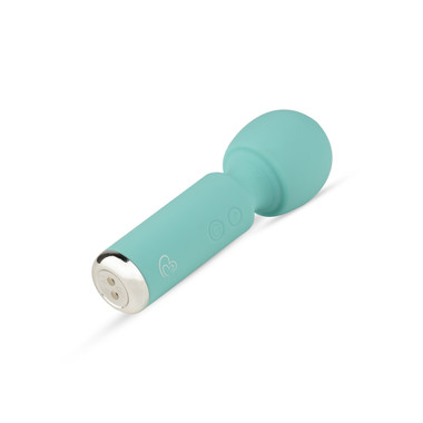Mini Vibe Wand Vibrator - Aqua - EasyToys