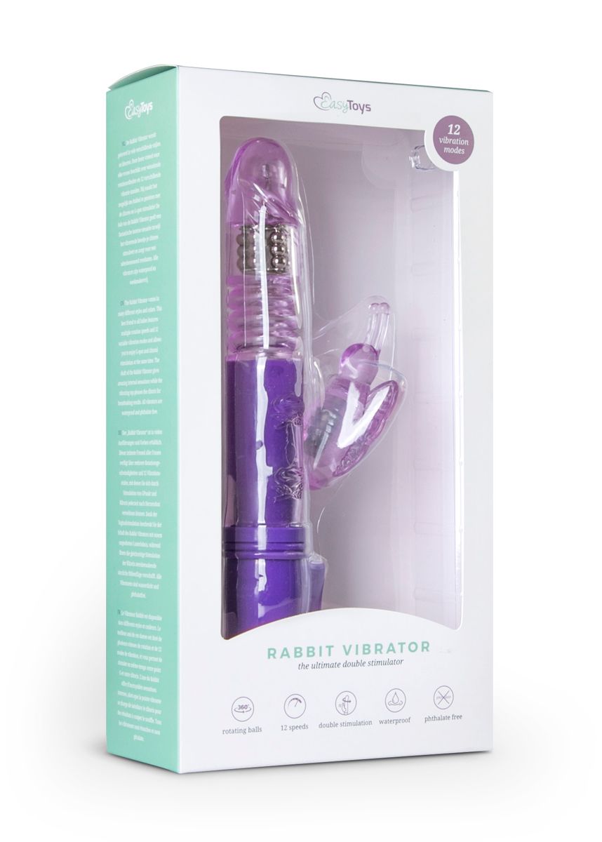 Easytoys Purple Butterfly Vibrator - EasyToys