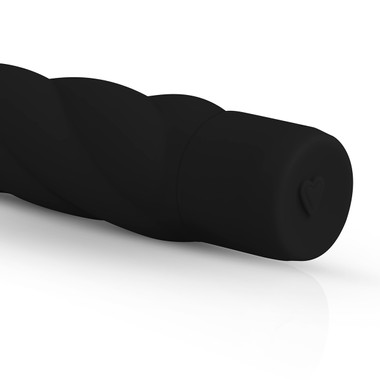 Schwarzer Vibrator aus Silikon - Beate Uhse