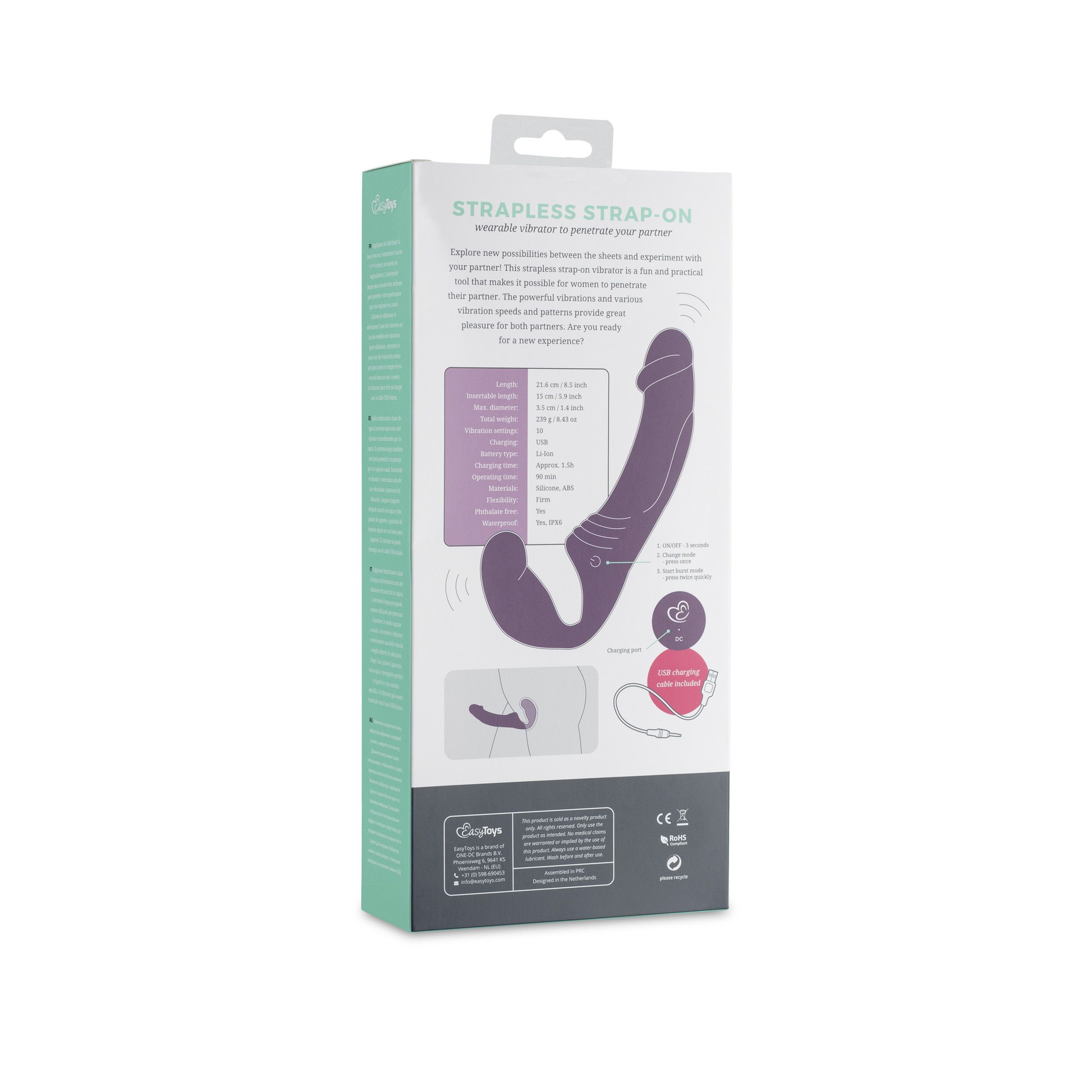 Strapless Strap-On Vibrator afbeelding